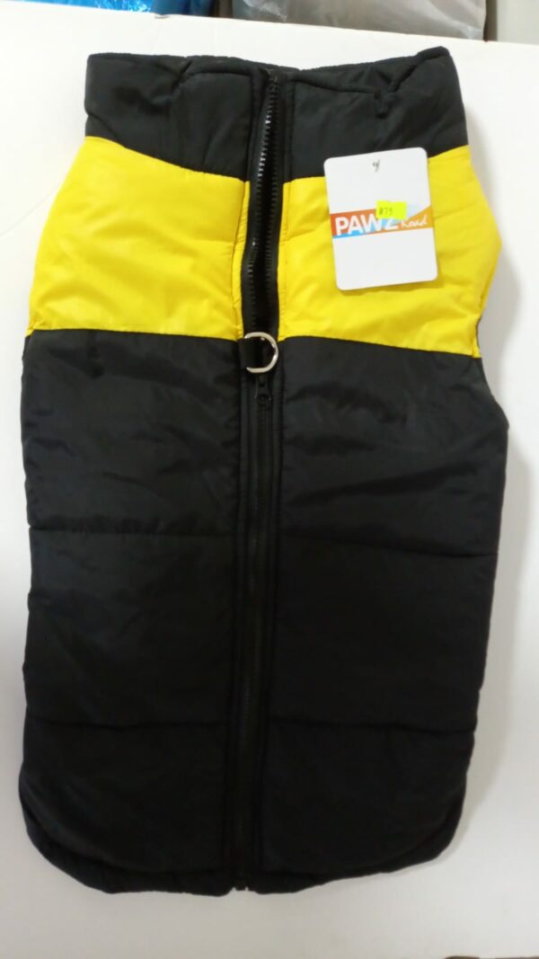מעיל גשם צהוב שחור לכלבים PAWZ ROAD XL